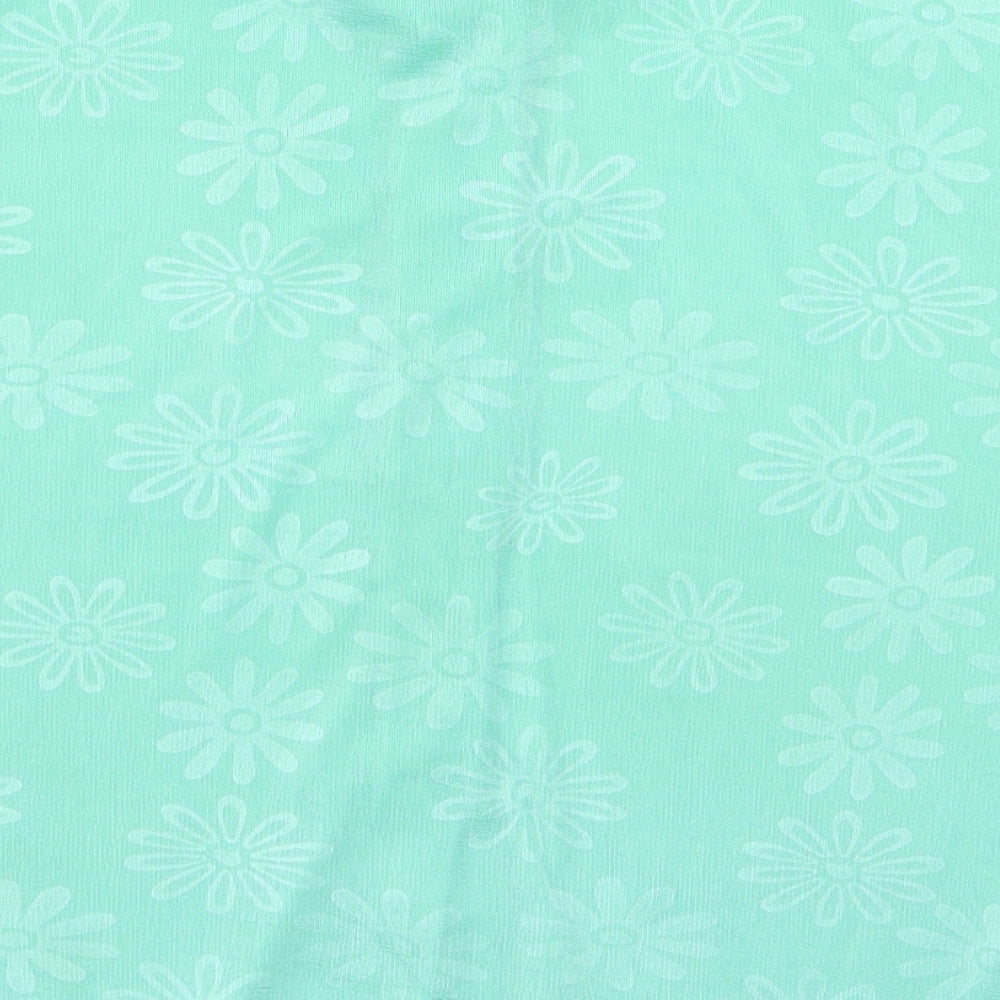 jordanna Mens Green Batik Polo Size M