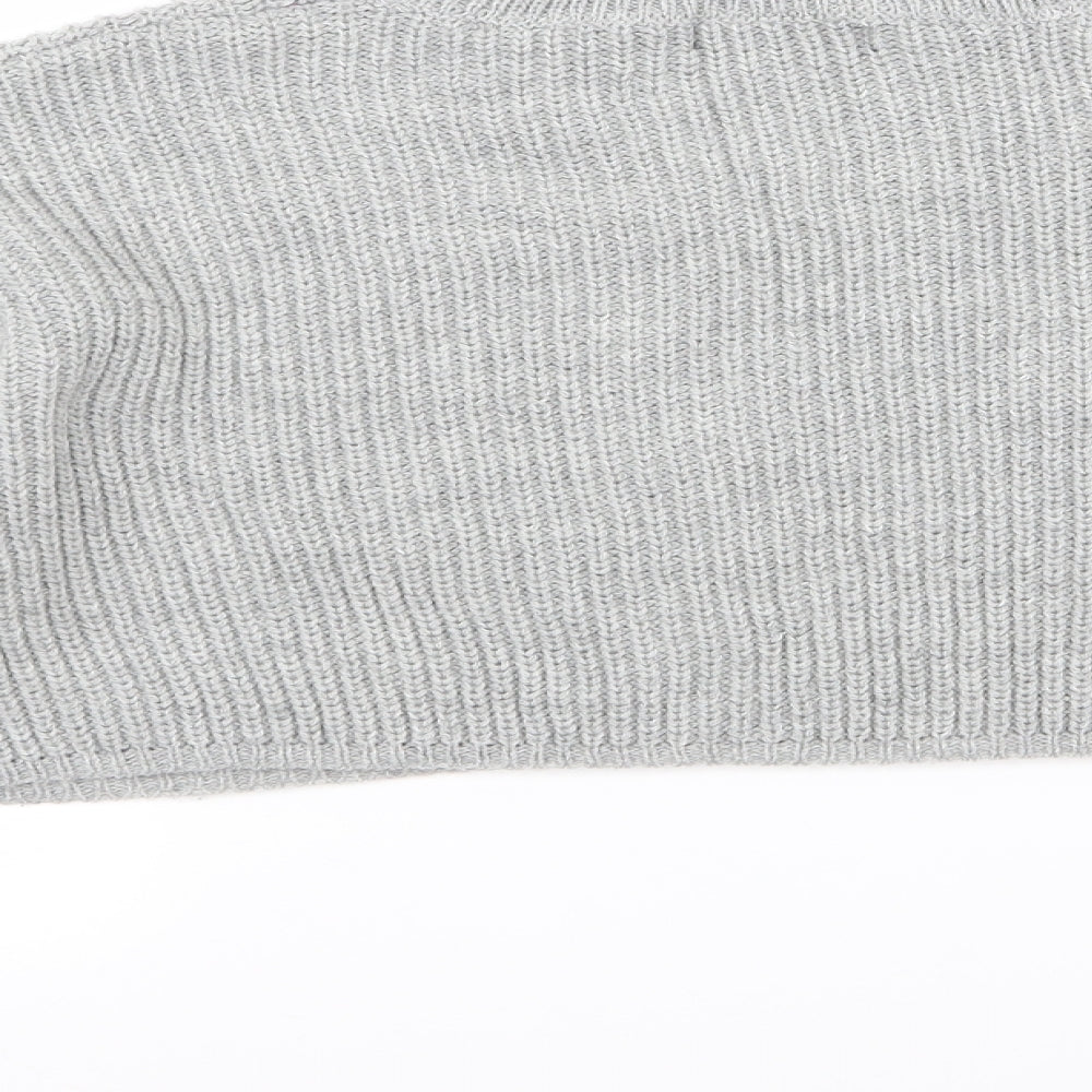 Missguided Womens Grey Pullover Jumper Size M