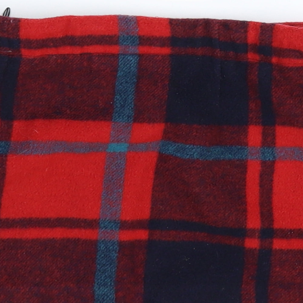 NEXT Girls Red Check Mini Skirt Size 4 Years
