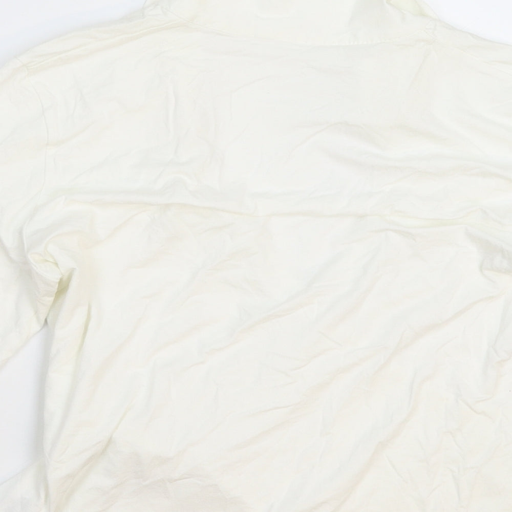 New Look Womens White Pullover Jumper Size 14