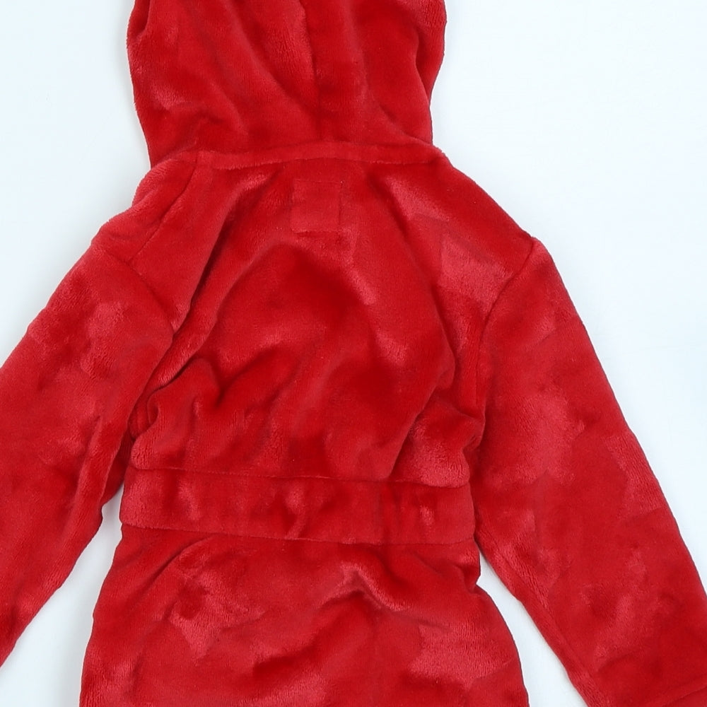 Primark Baby Red Solid Kaftan Robe Size 12-18 Months