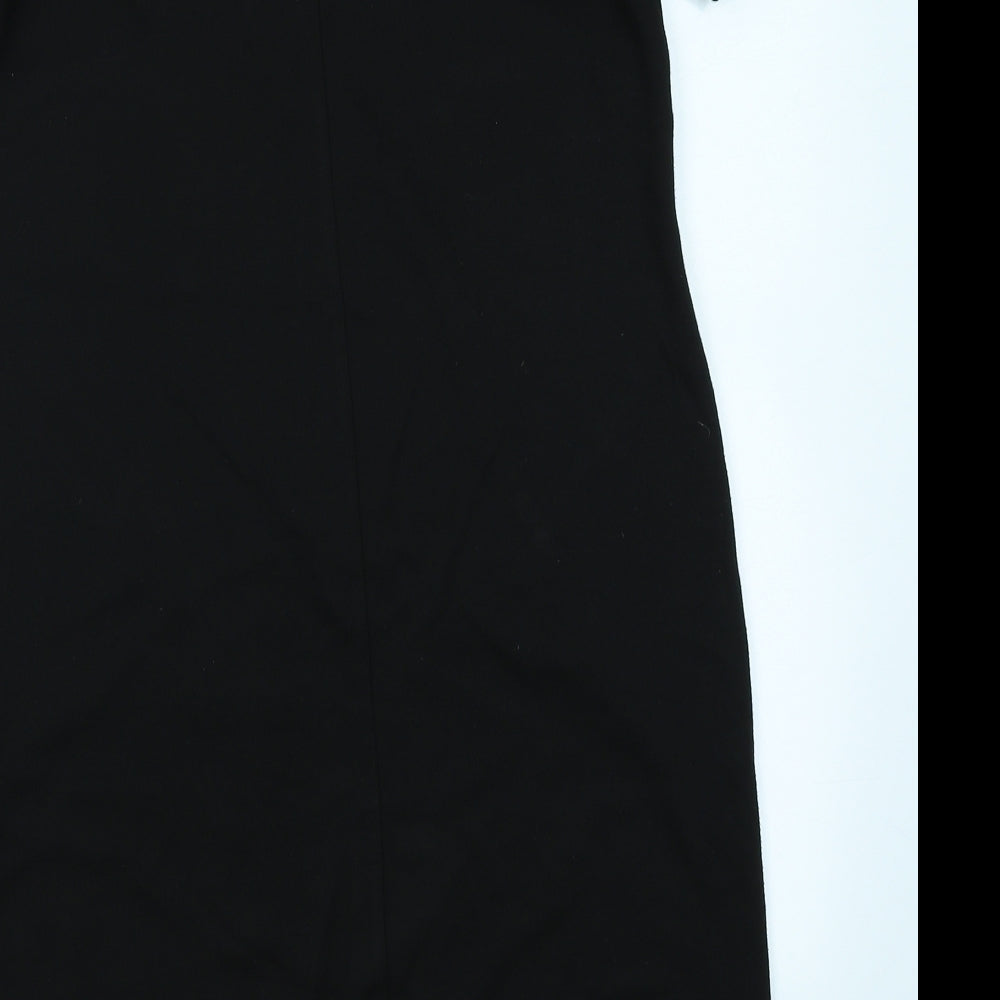 Preworn Womens Black A-Line Size 10