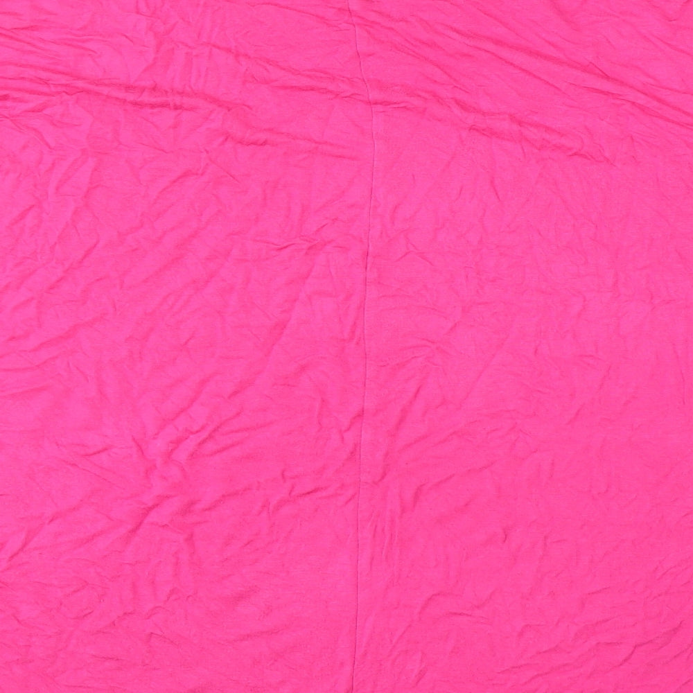 LV Clothing Womens Pink Basic Blouse Size L