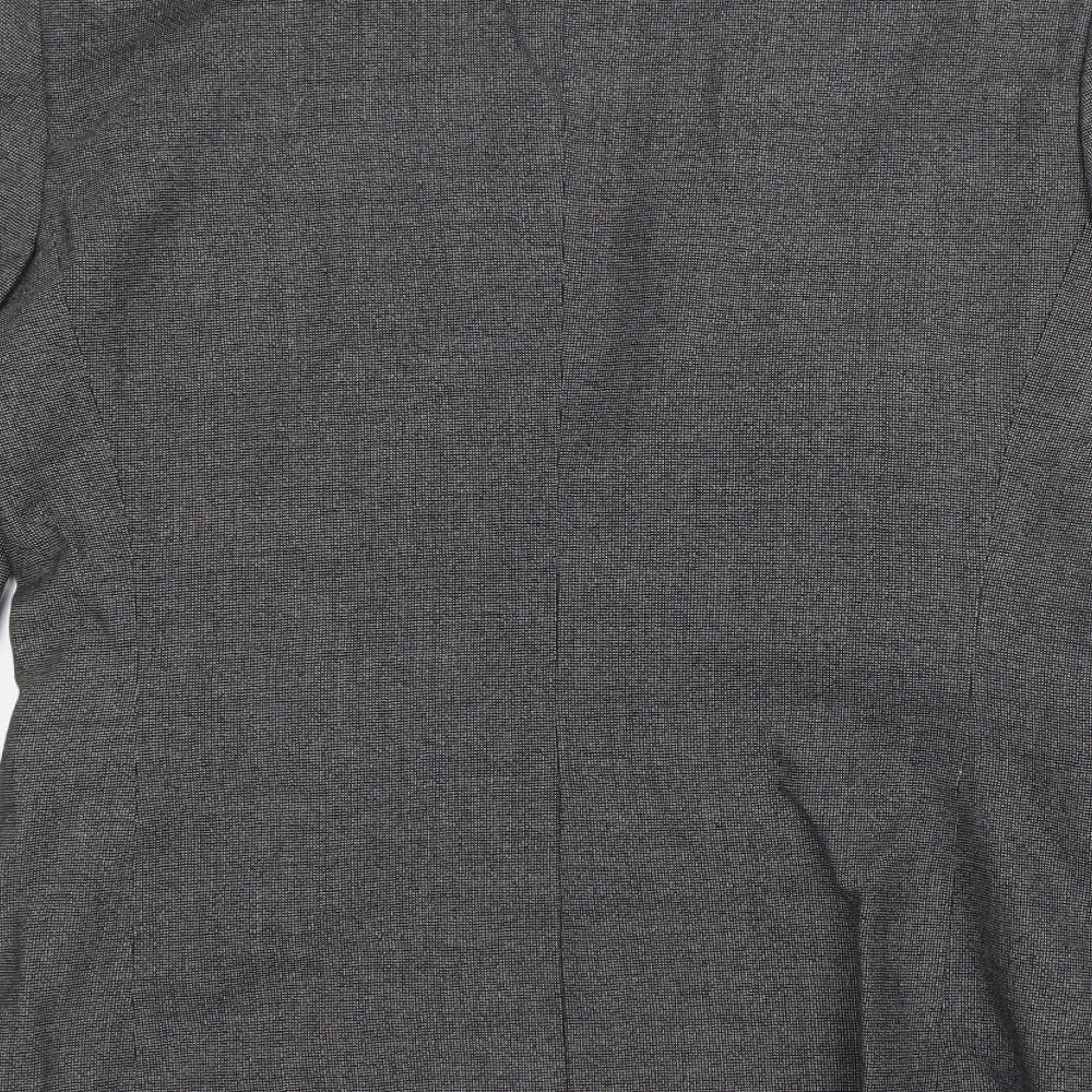 Cabbeen Urban Mens Grey Jacket Suit Jacket Size 36