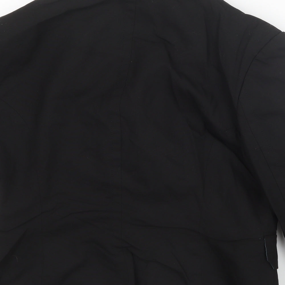 By Me Womens Black Jacket Size 12