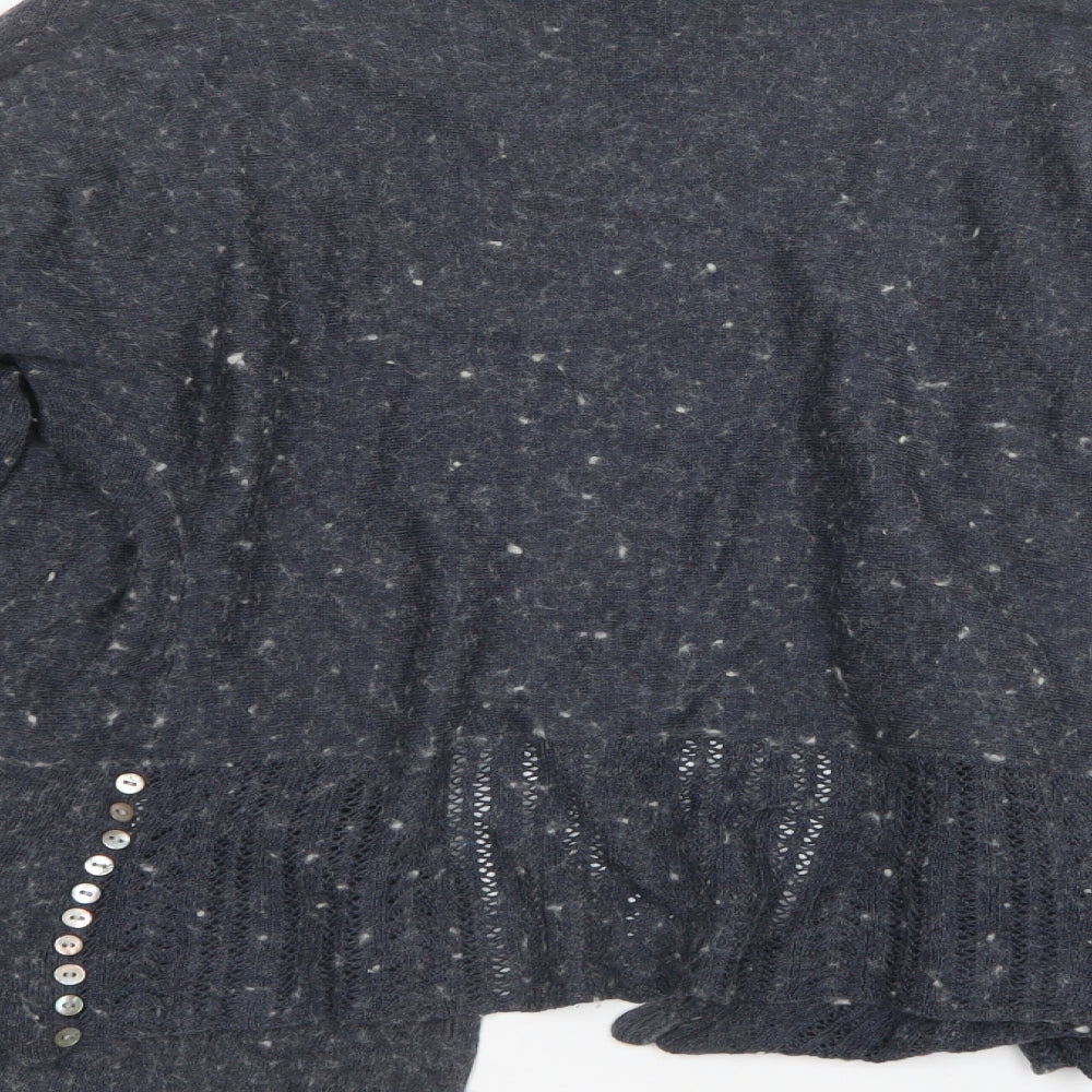 Great Plains Womens Blue Knit Cardigan Jumper Size XS