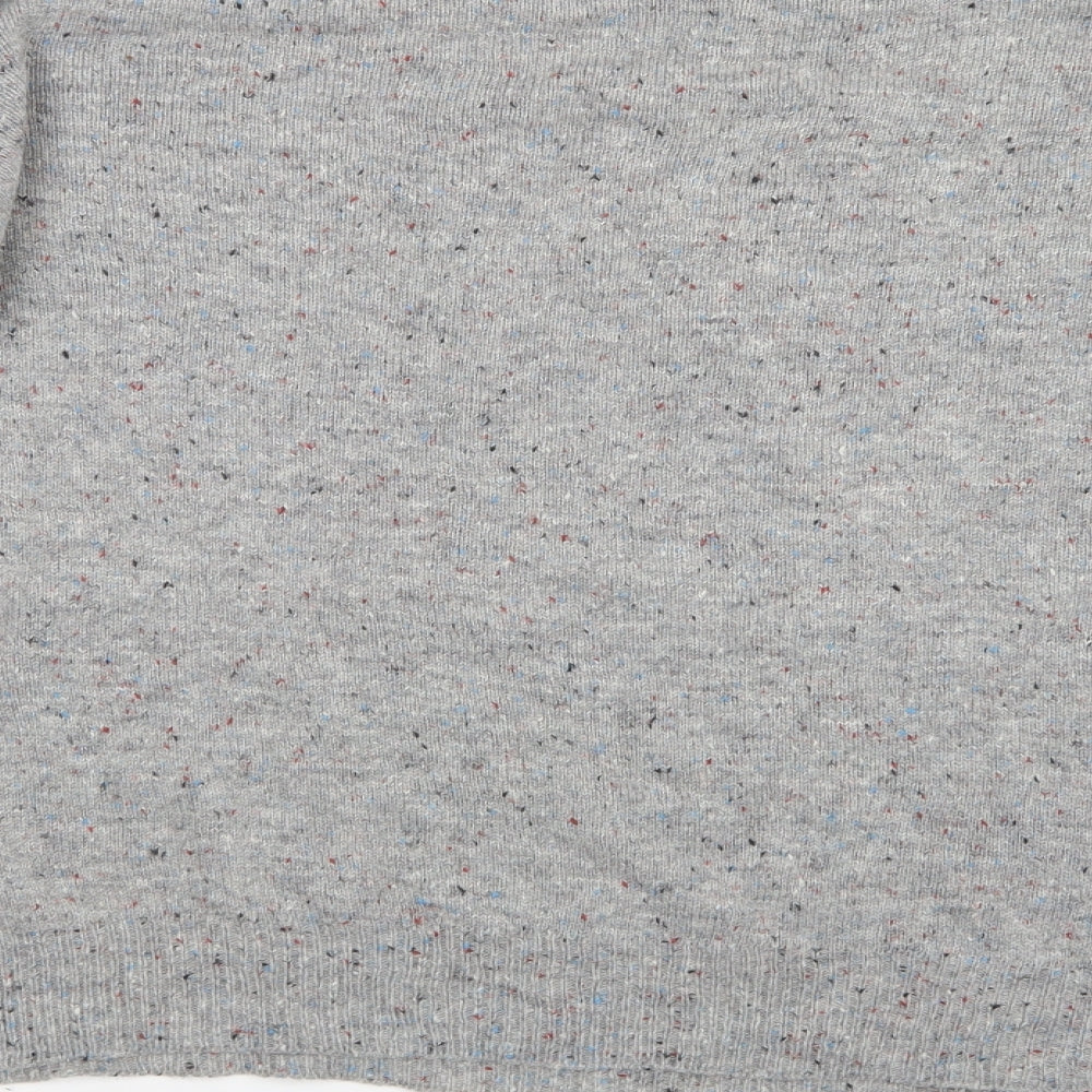 Divided by H&M Mens Grey Knit Pullover Jumper Size XL