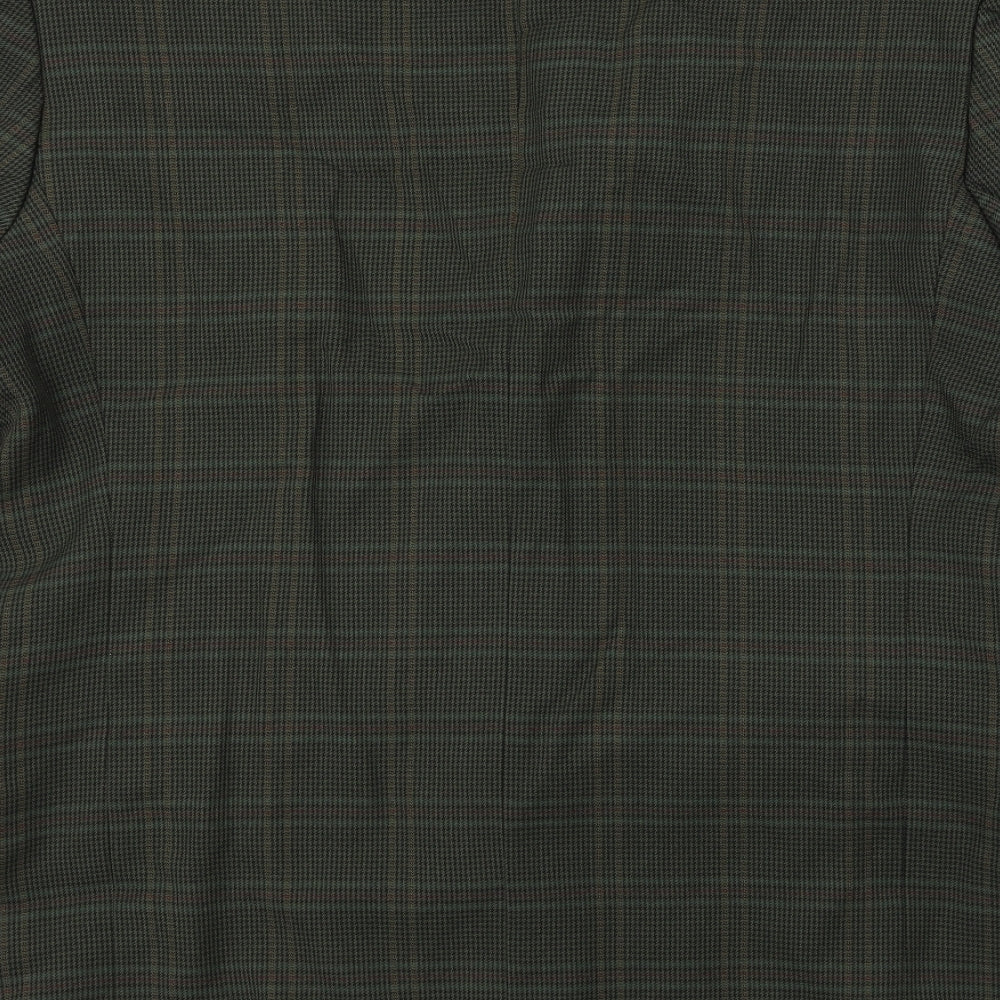 Berkertex Mens Green Check Jacket Blazer Size 38