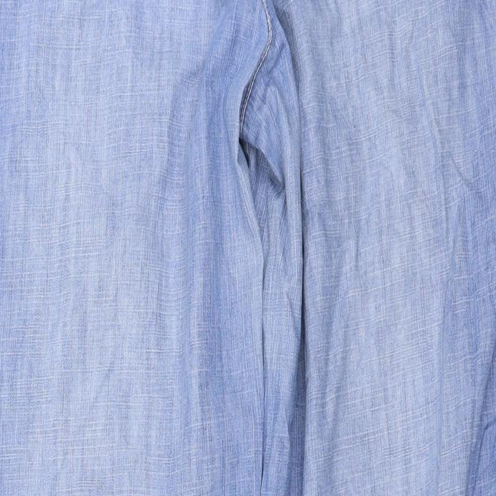 Preworn Womens Blue Straight Jeans Size 34 in L26 in