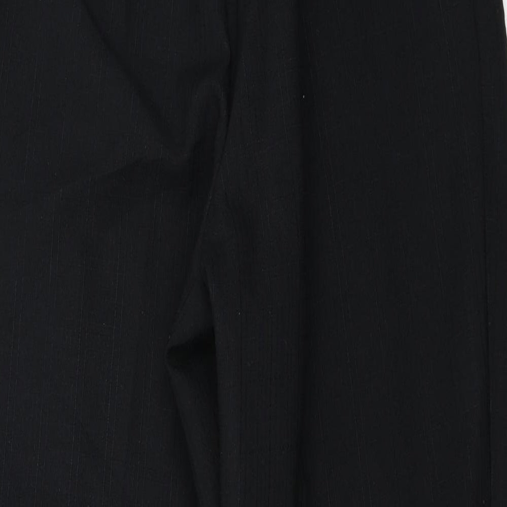Marks and Spencer Womens Black Trousers Size 10 L22 in