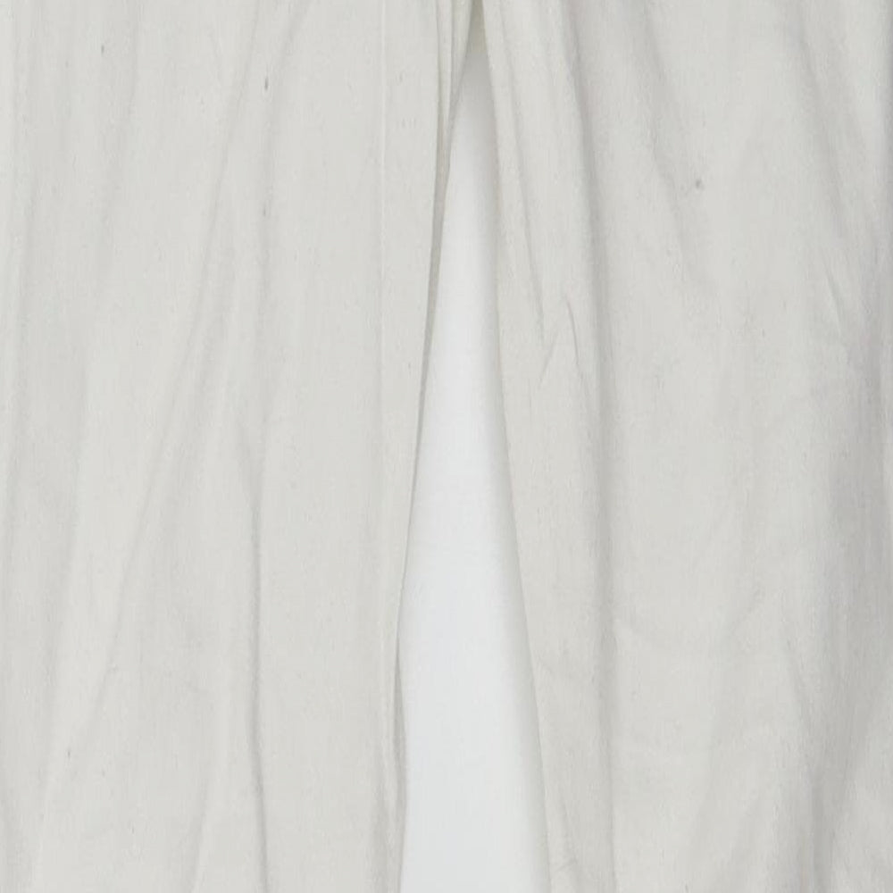 Pieces Womens White Skinny Jeans Size 24 in L28 in