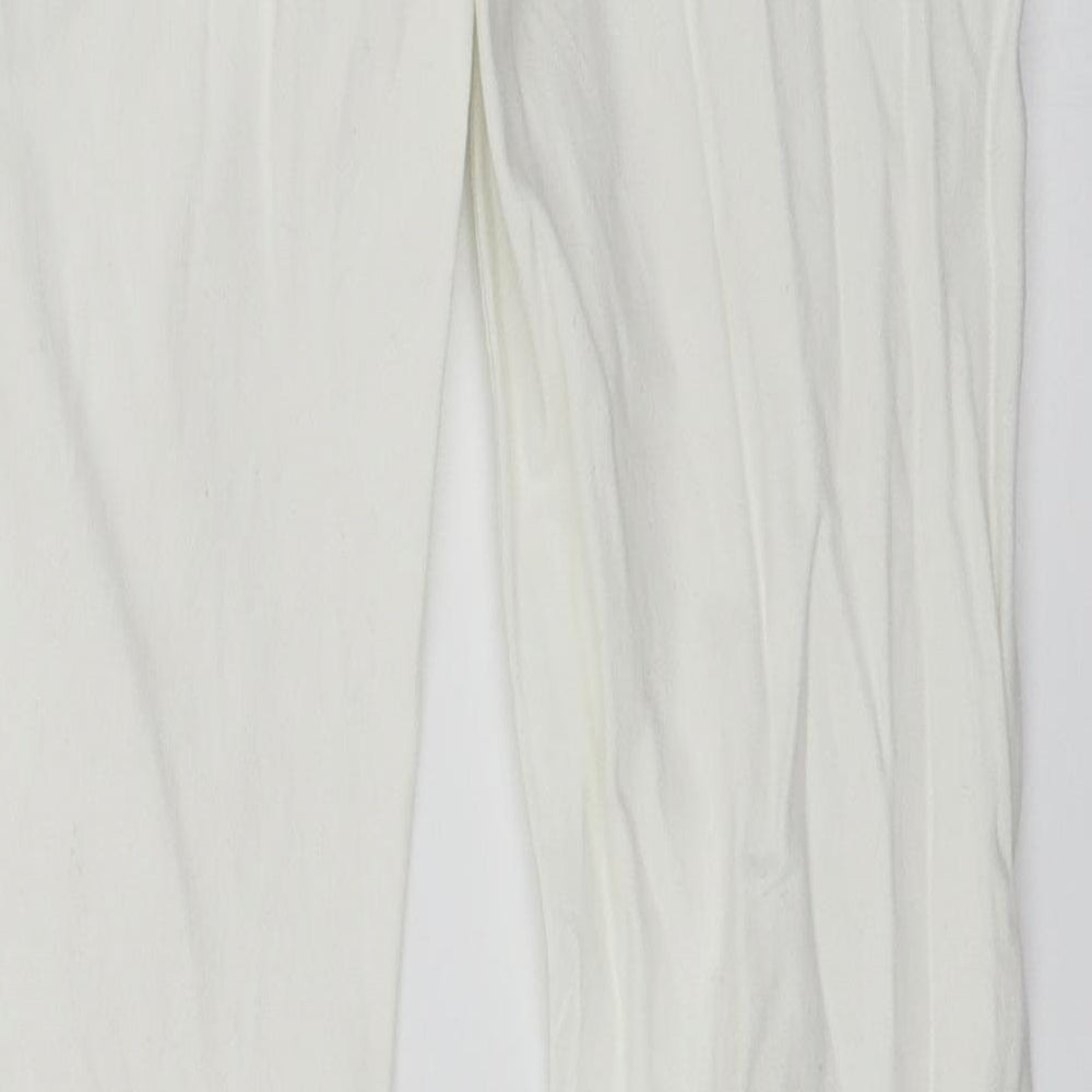 chillen Womens White Straight Jeans Size 28 L29 in