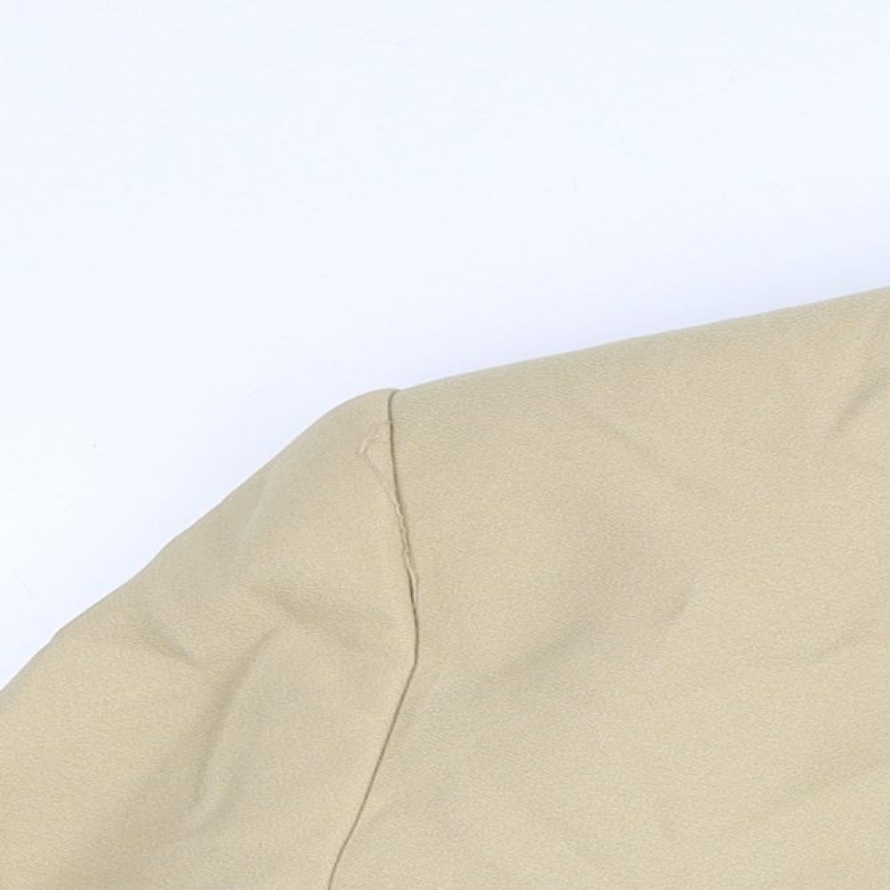 Preworn Womens Beige Jacket Blazer Size 20