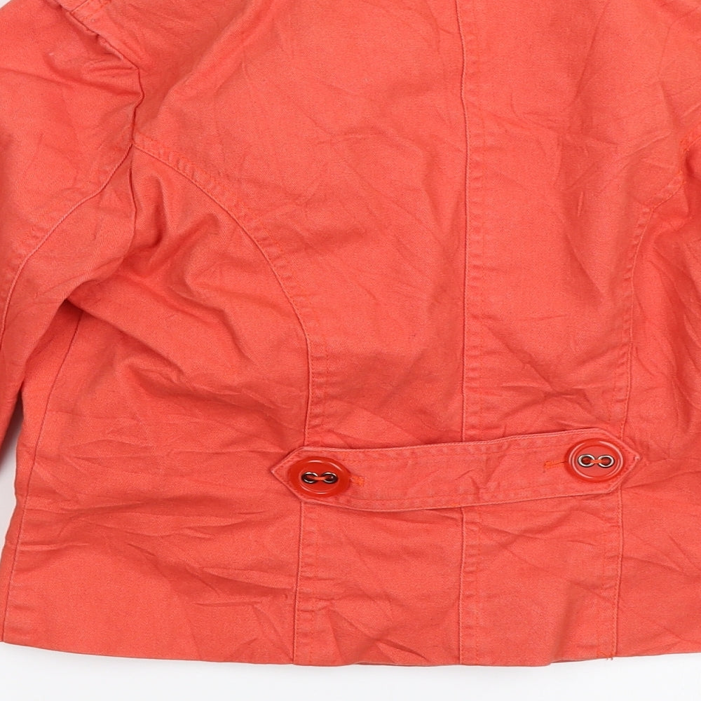New Look Girls Orange Jacket Size 11-12 Years