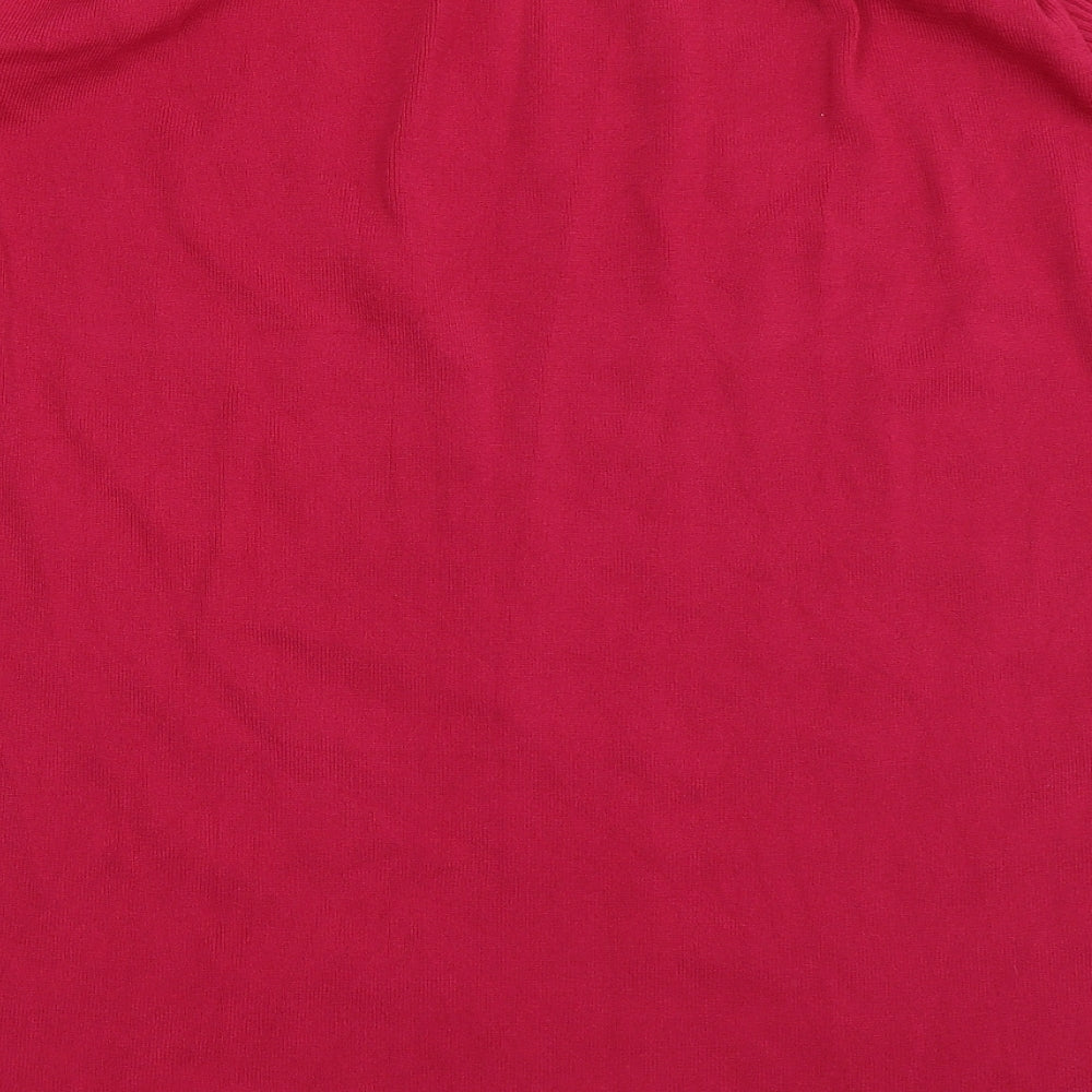 Al Paradise Womens Pink Pullover Jumper Size L