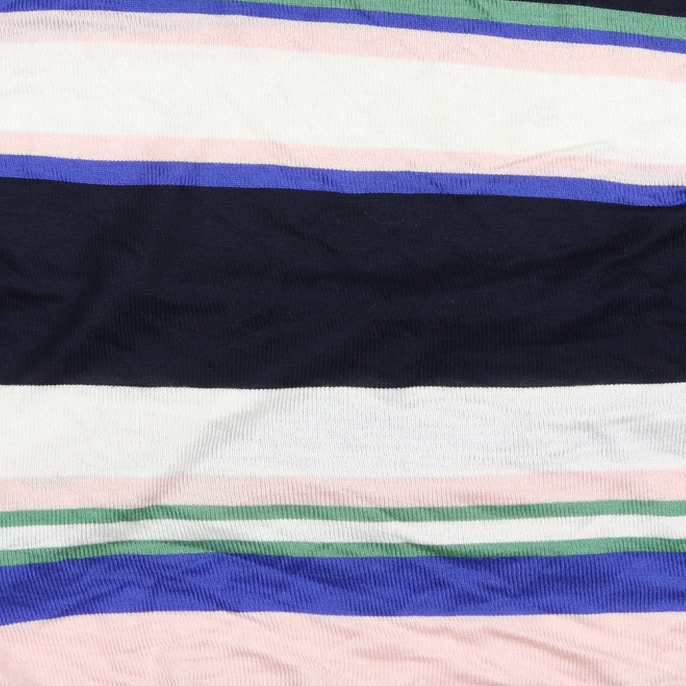 Marks and Spencer Womens Blue Striped Pullover Jumper Size M