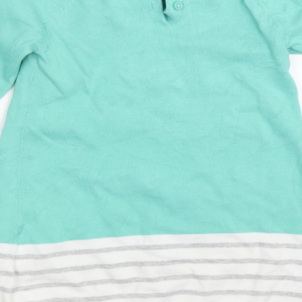 Marks and Spencer Girls Green Shift Size 4-5 Years