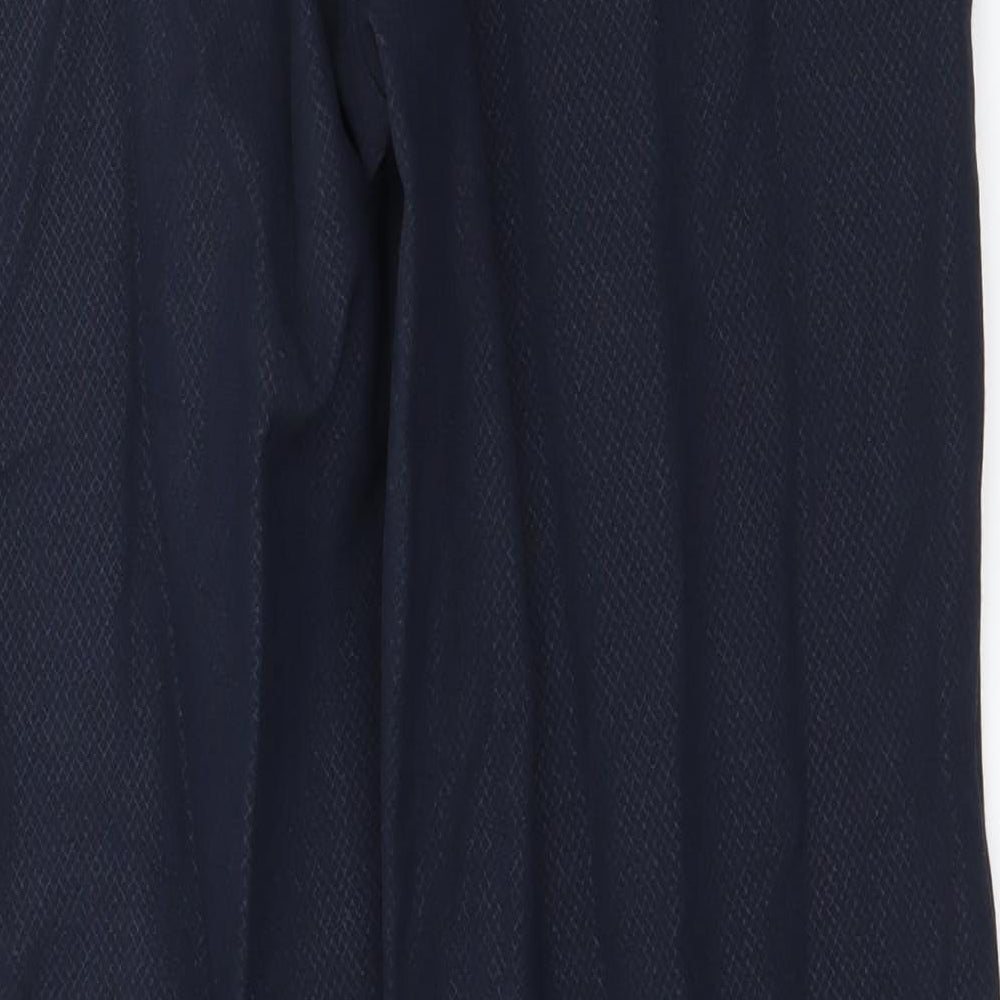 Marks and Spencer Womens Blue Trousers Size 8 L27 in