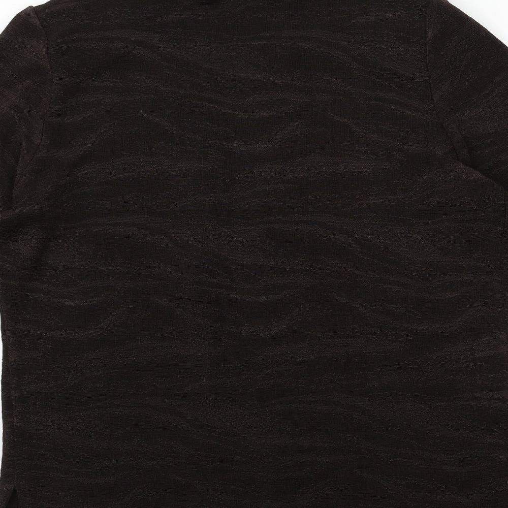 Reflections Womens Brown Cardigan Jumper Size S