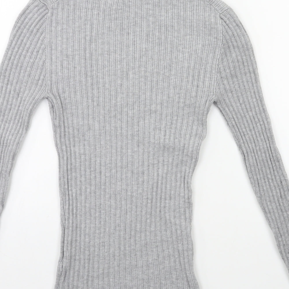 Atmosphere Womens Grey Knit Pullover Jumper Size 12