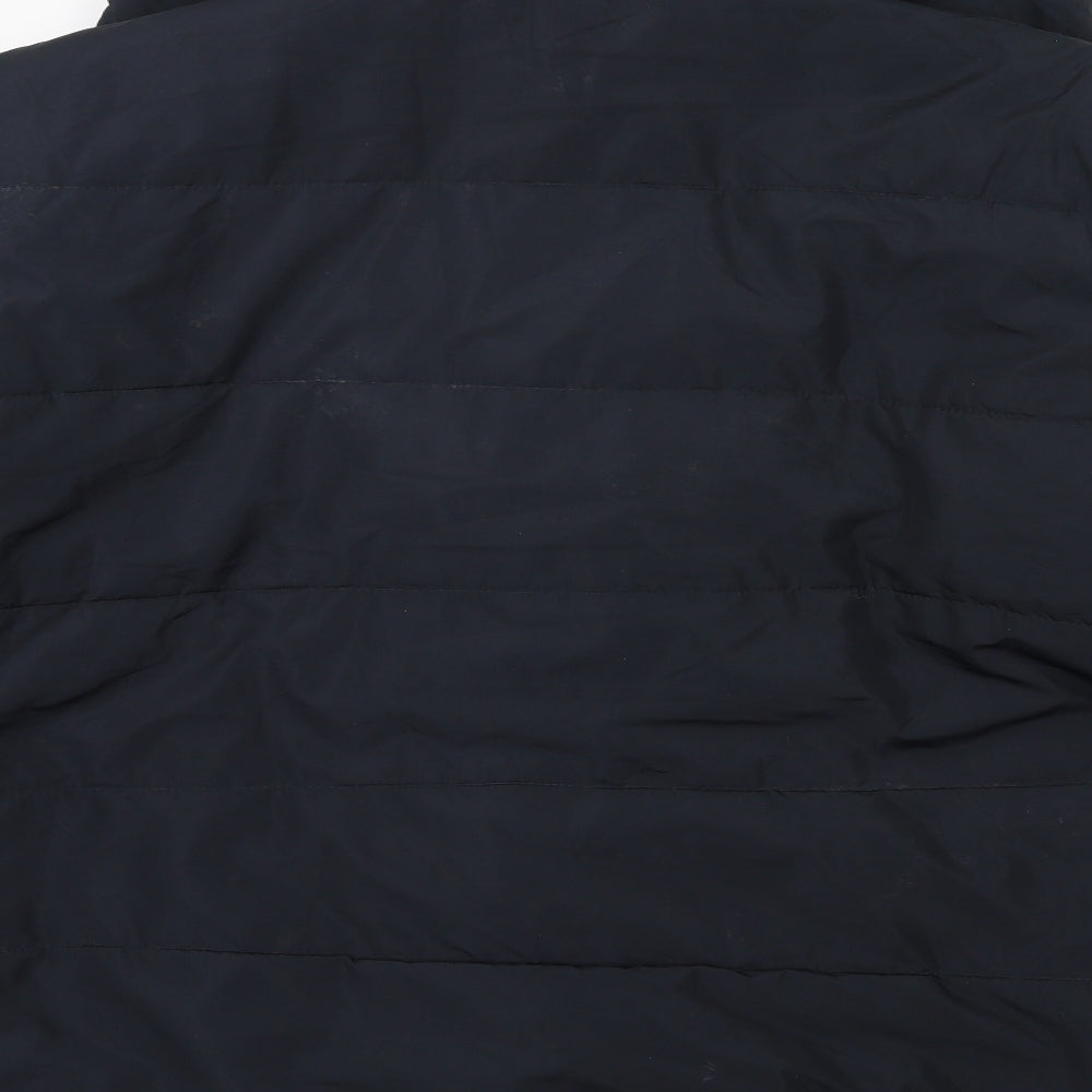 Lakes Edge Womens Blue Overcoat Coat Size XL