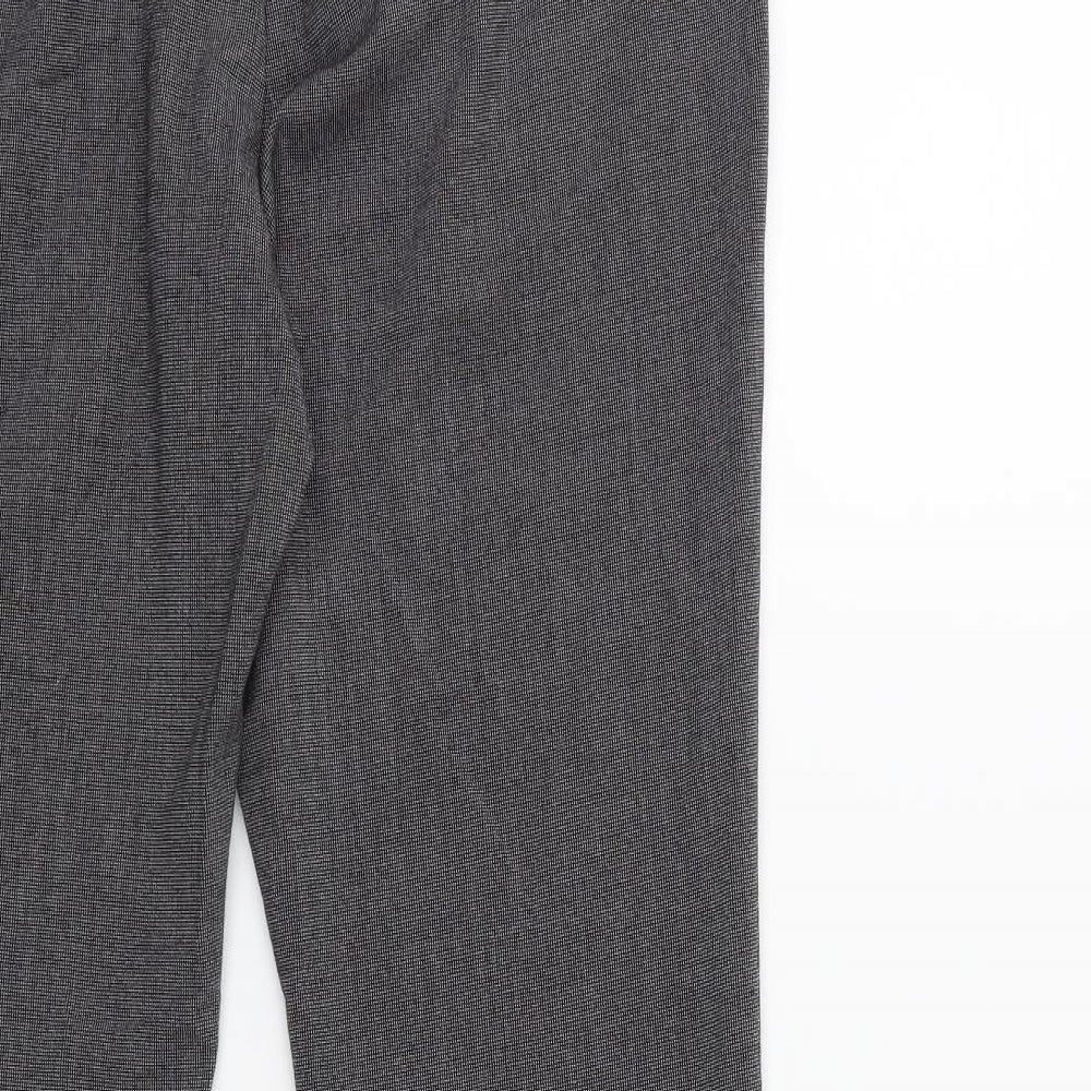 H&M Womens Black Trousers Size 10 L28 in