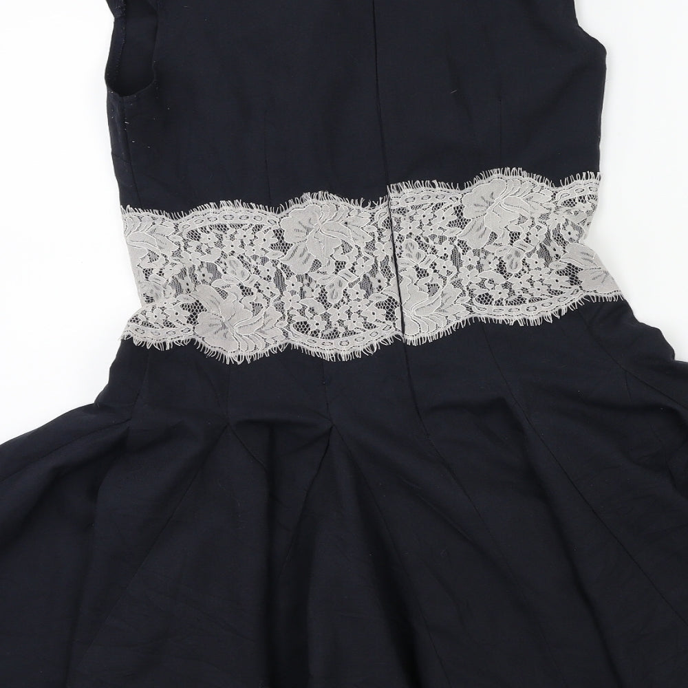AX Paris Womens Blue Fit & Flare Size 8