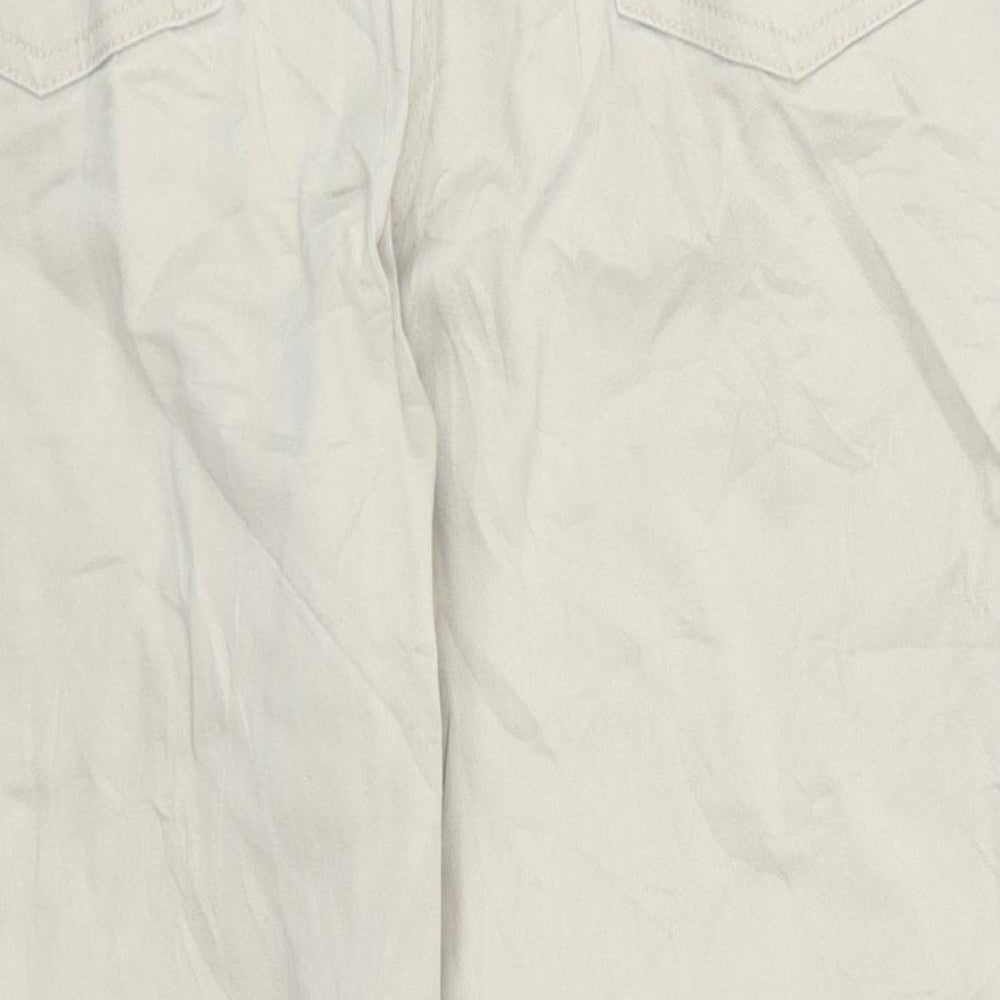 Chamargue Womens Beige Cropped Trousers Size 36 in L25 in