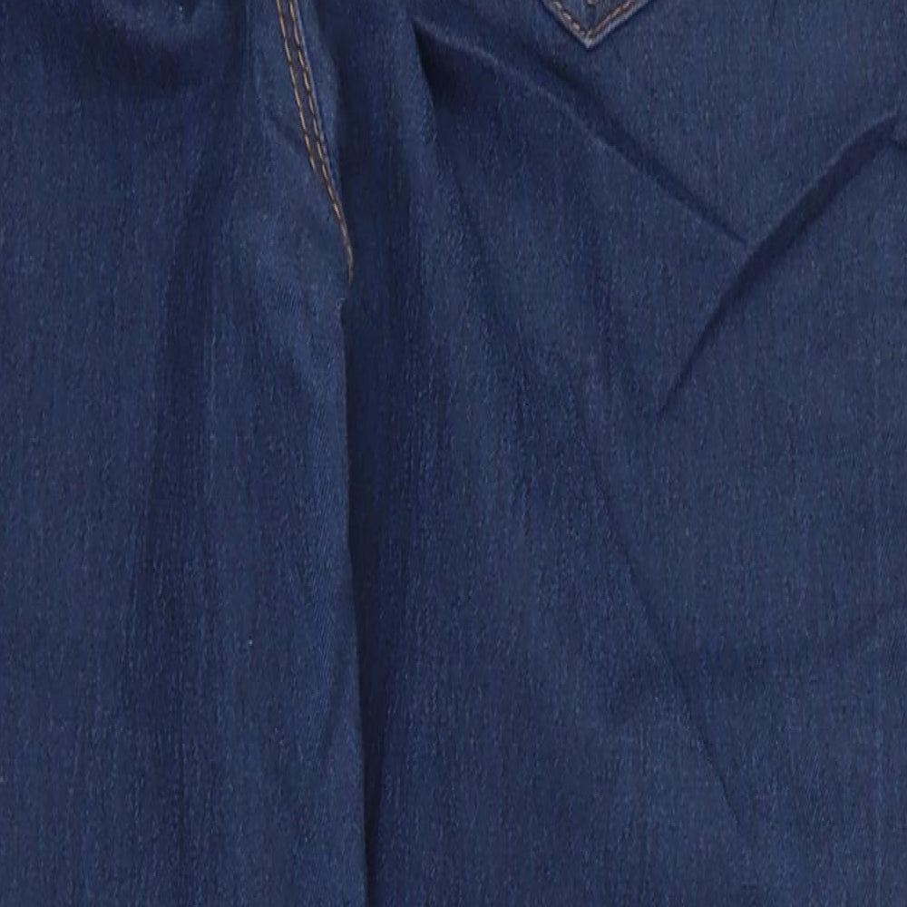 Denim Co Womens Blue Denim Jegging Jeans Size 10 L24 in