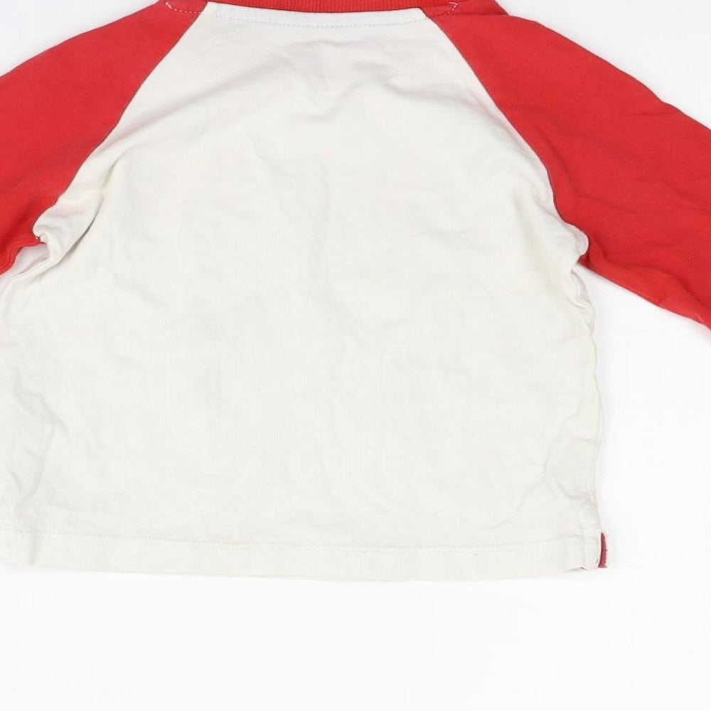 Nutmeg Boys Red Basic T-Shirt Size 12-18 Months - santa