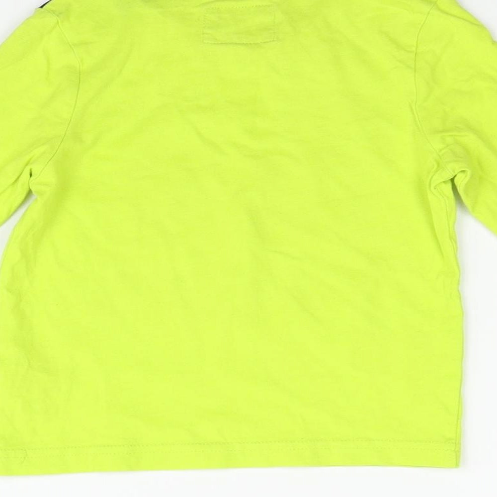 TU Boys Green Houndstooth Basic T-Shirt Size 12-18 Months