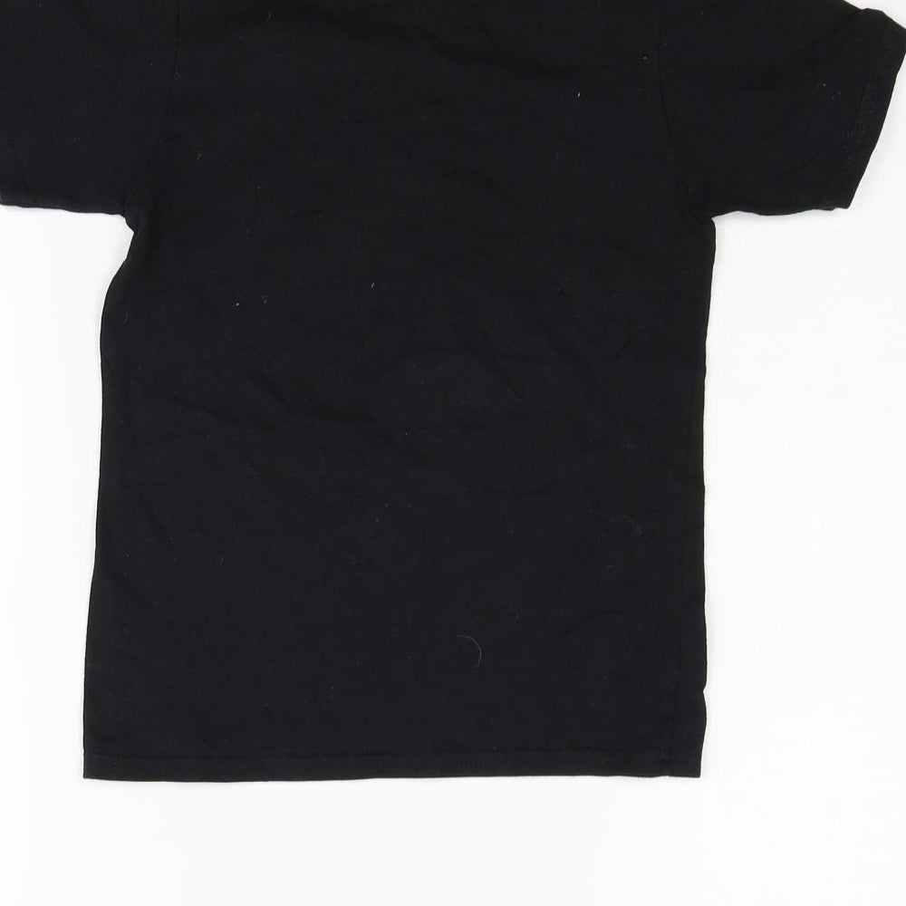 Gildan Boys Black Basic T-Shirt Size XS - awesome
