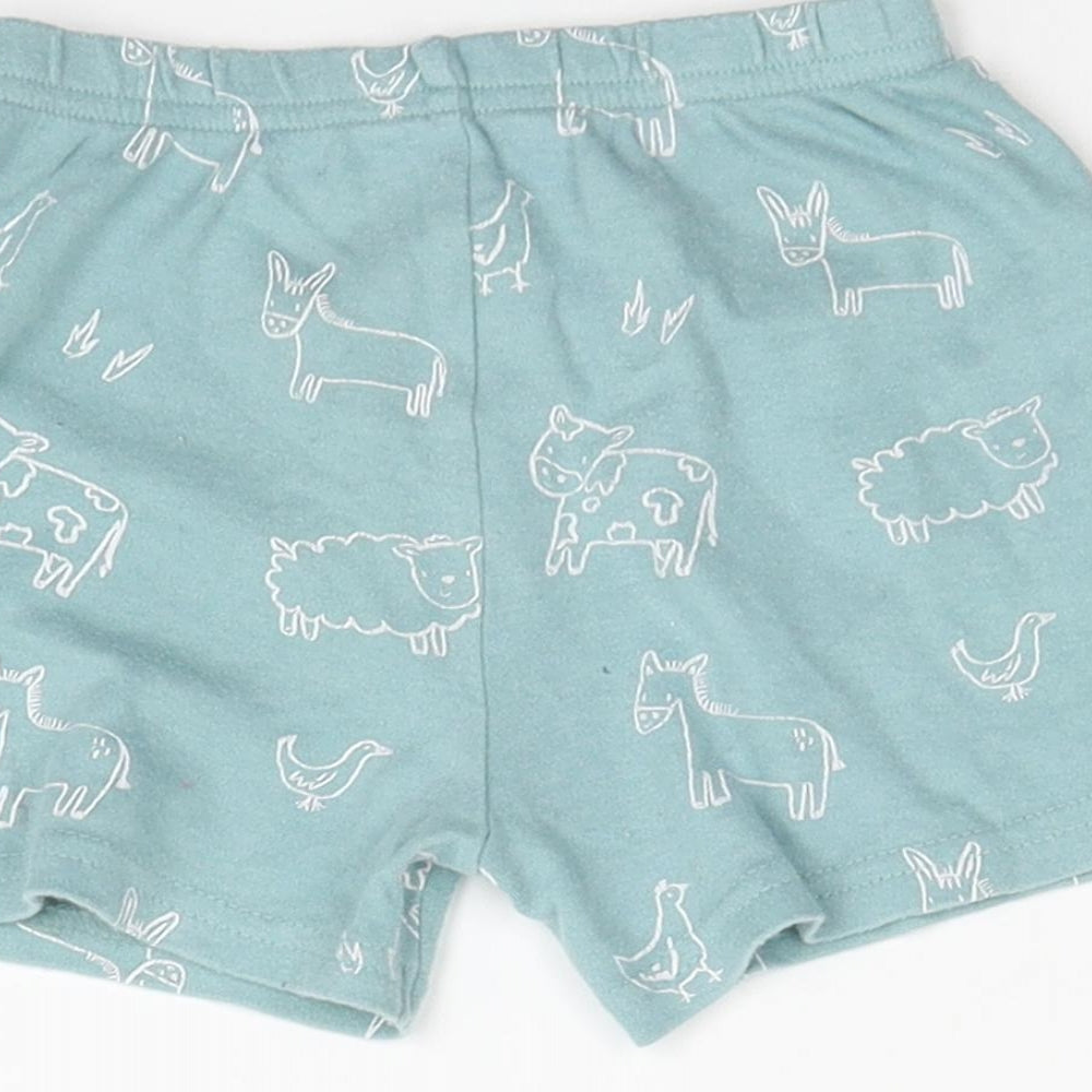 Primark Boys Blue Cropped Trousers Size 24 Months