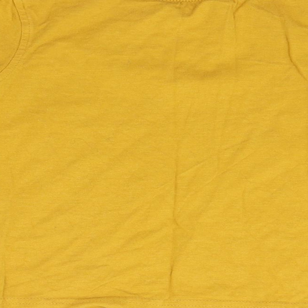 george Boys Yellow Basic T-Shirt Size 3-4 Years