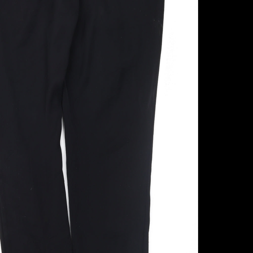 Marks and Spencer Womens Black Trousers Size 12 L28 in