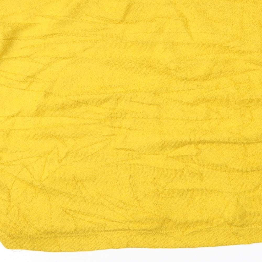 Stradivarius Womens Yellow Pullover Jumper Size M