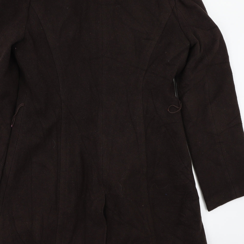 Marks and Spencer Womens Brown Jacket Coat Size 12