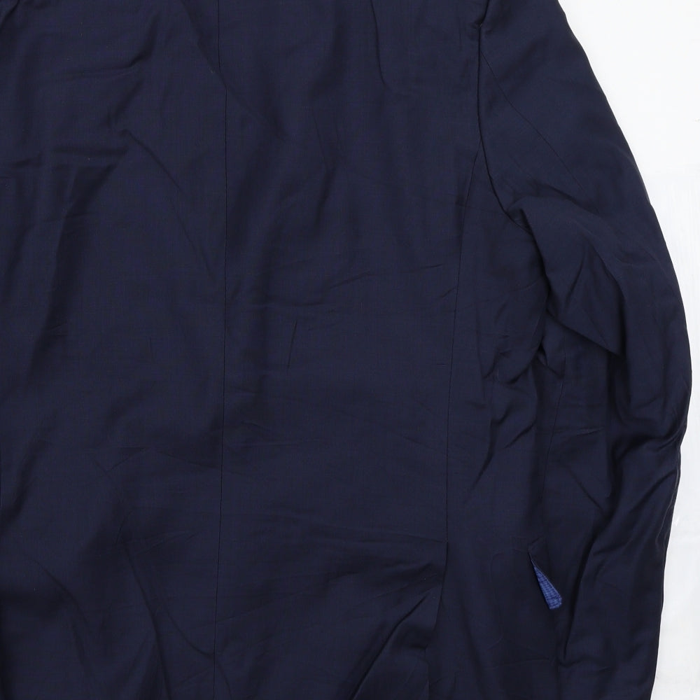 Sartorial Mens Blue Jacket Suit Jacket Size 42