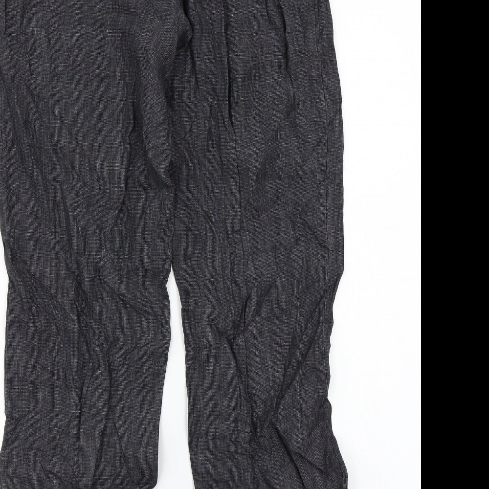 Marks and Spencer Womens Grey Trousers Size 12 L27 in