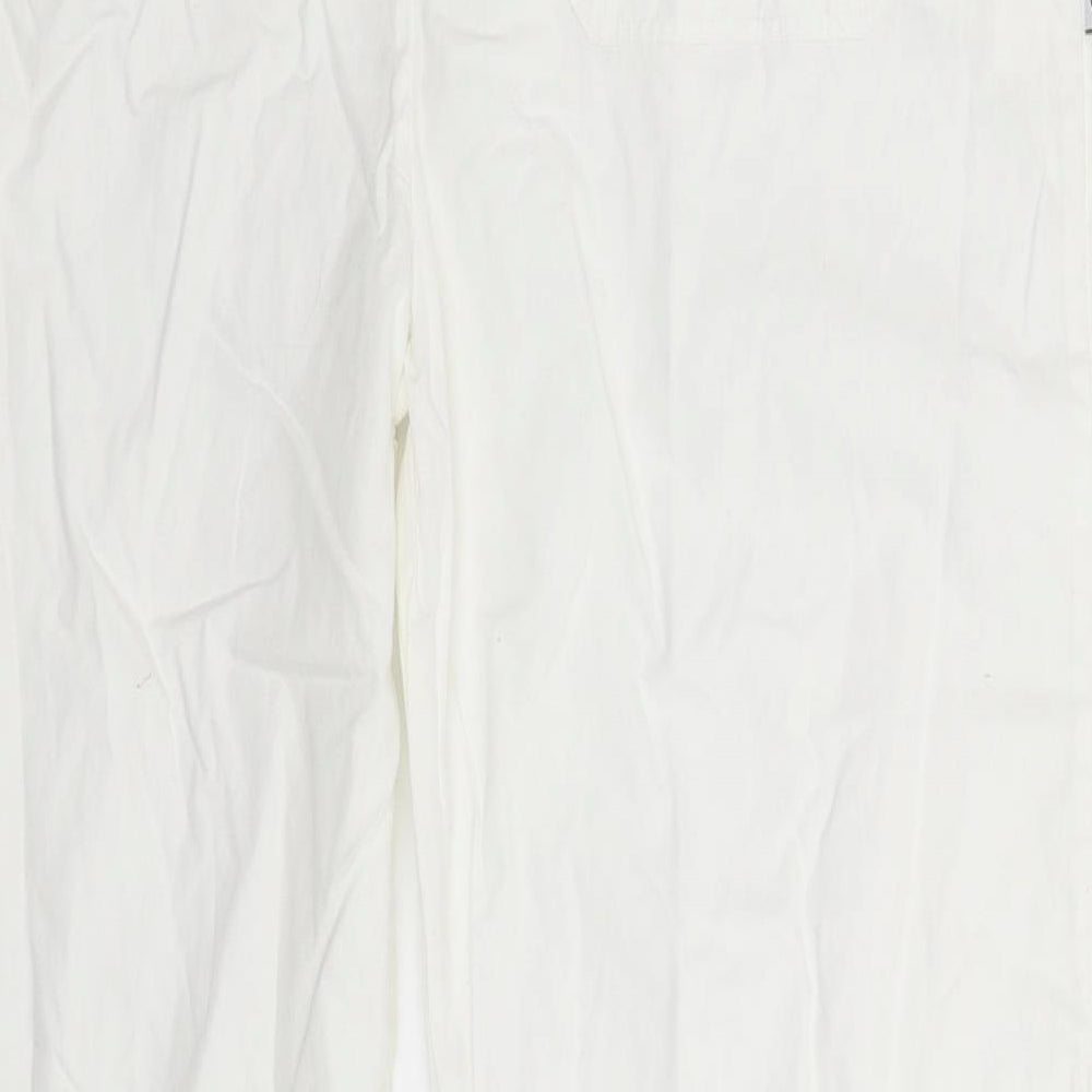 Sasquma Womens White Trousers Size 36 in L27 in