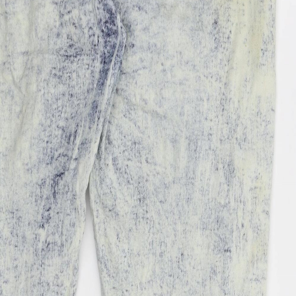 Preworn Womens Blue Denim Skinny Jeans Size L L28 in