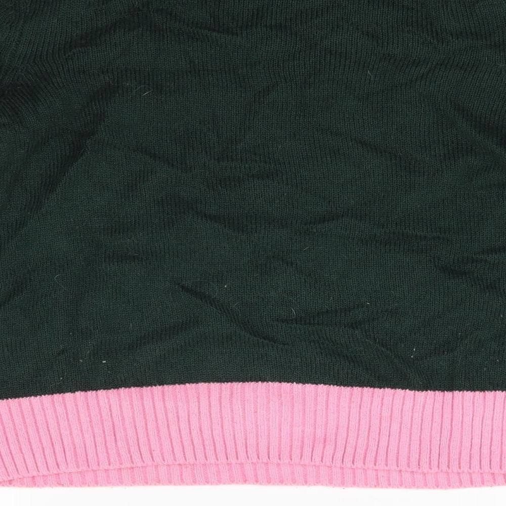 Noisy may Womens Green Knit Pullover Jumper Size M