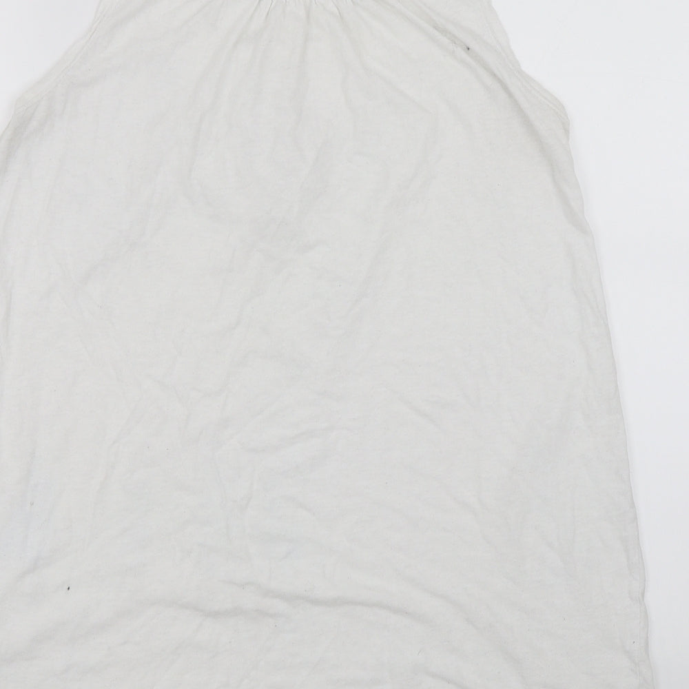 VILA Womens White Basic Tank Size M