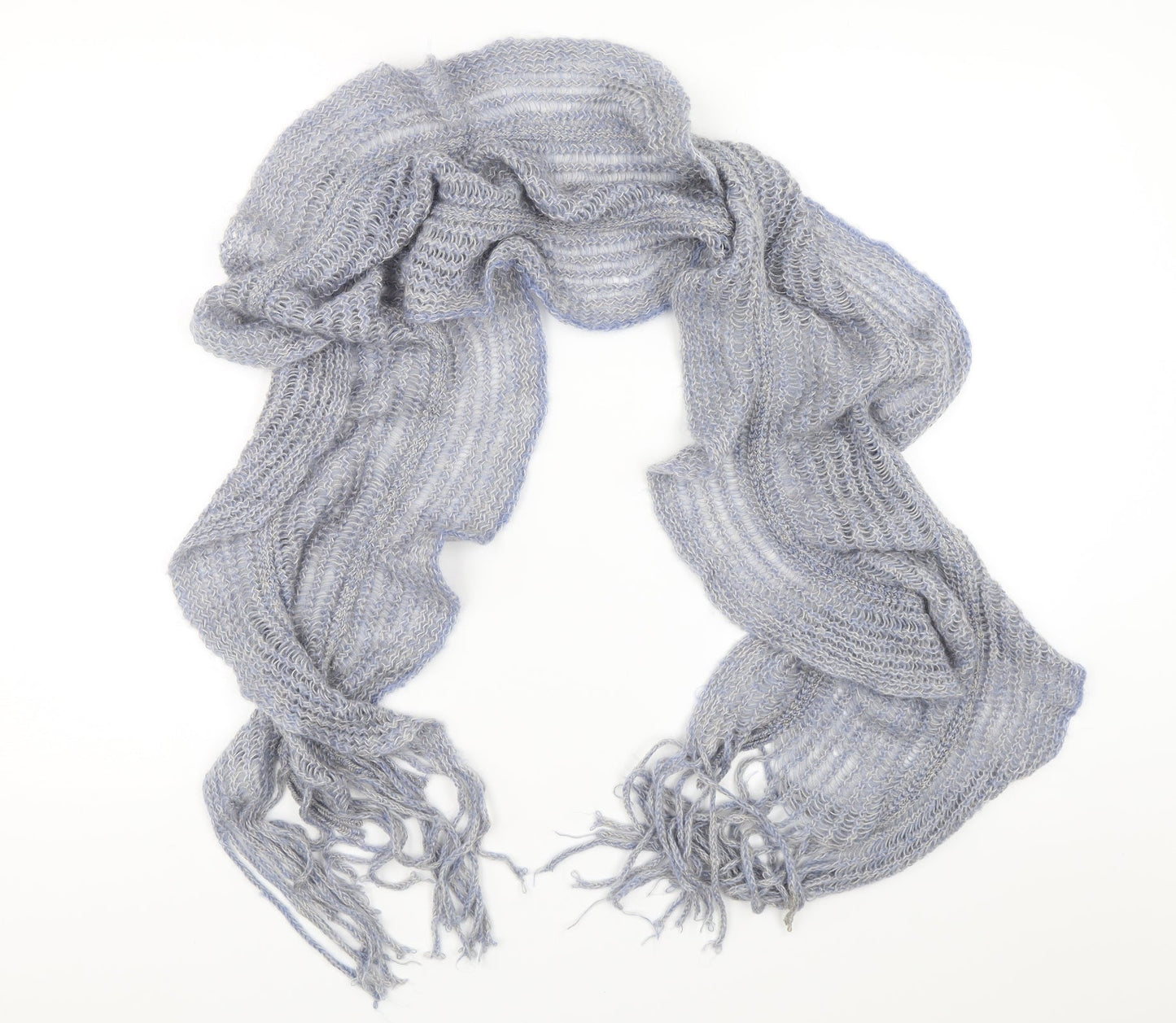 Preworn Unisex Blue Scarf
