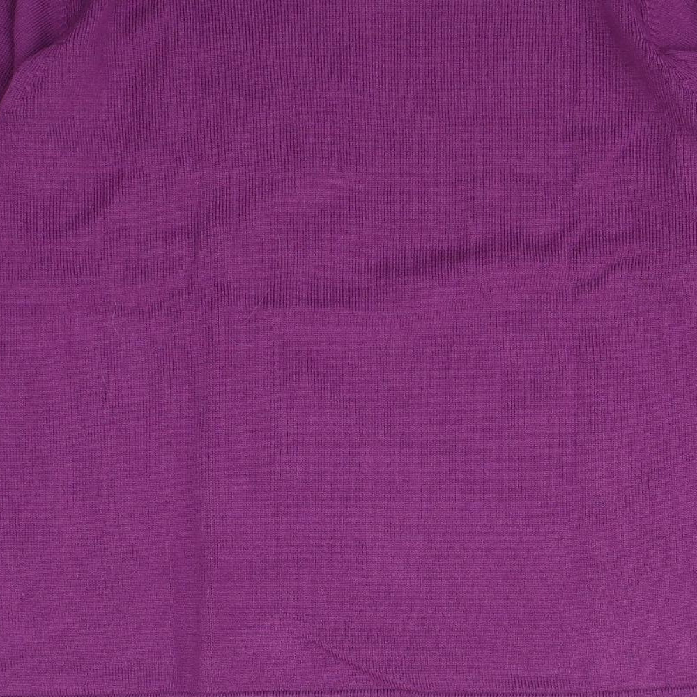 Casamia Womens Purple Pullover Jumper Size S