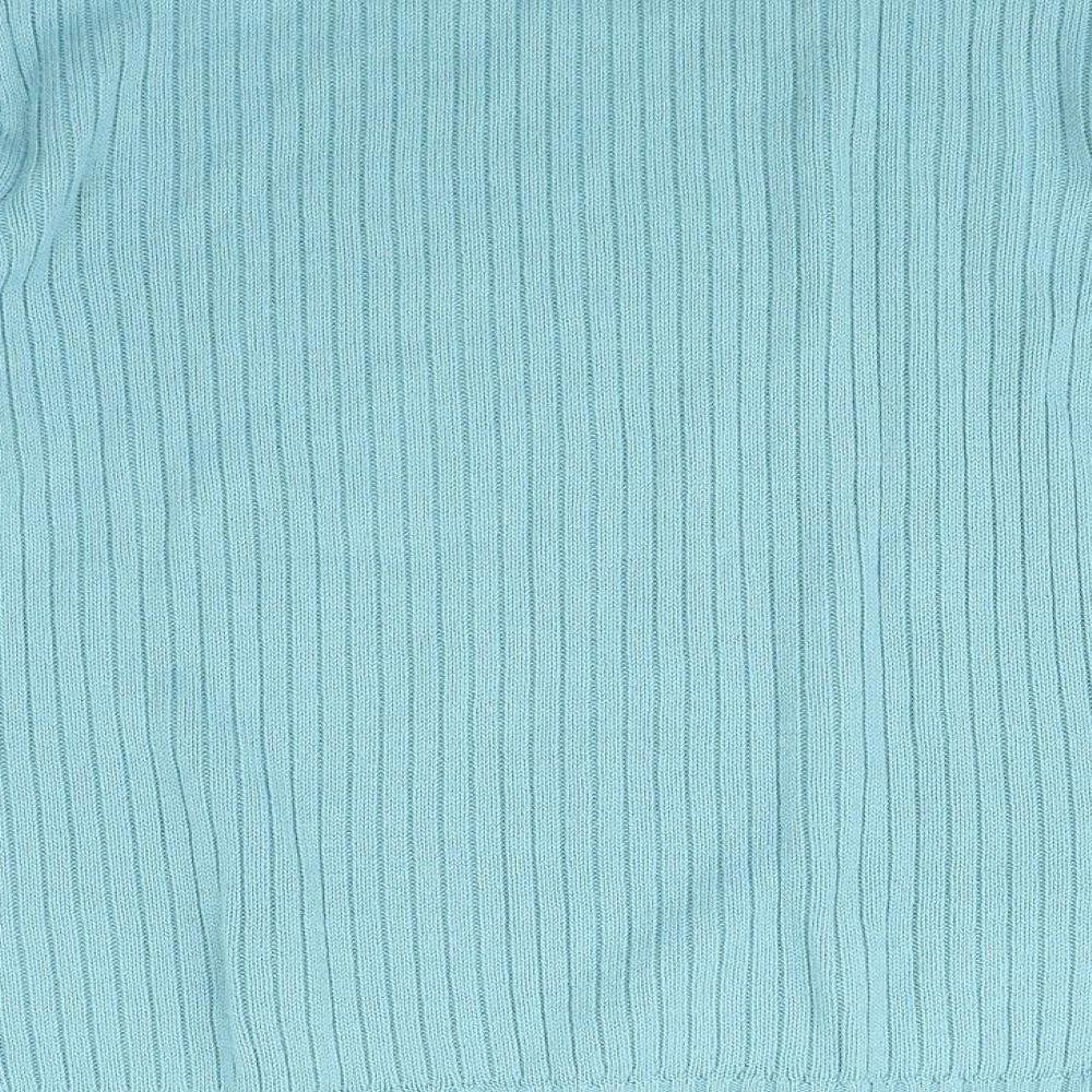 isle Womens Blue Pullover Jumper Size M