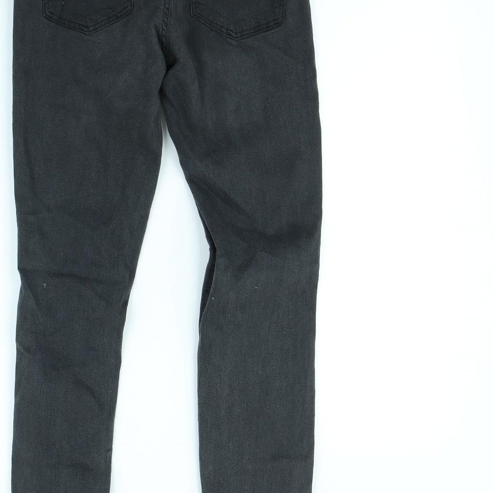 H&M Womens Black Skinny Jeans Size 8 L29 in