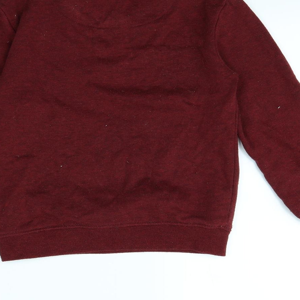 Primark Boys Red Pullover Jumper Size 9 Years - London