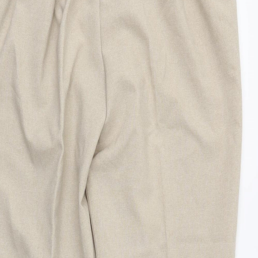 Marks & Spencer Womens Beige Trousers Size 20 L24 in
