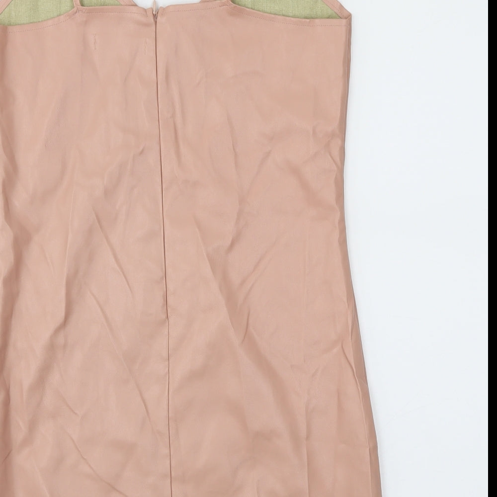 Missguided Womens Pink Mini Size 8